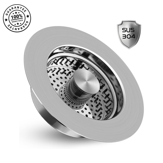 3-in-1 Sink Stopper & Strainer