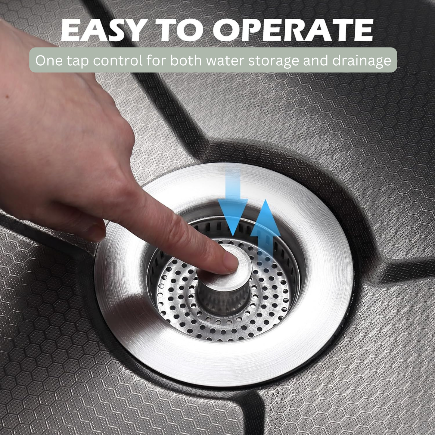 3-in-1 Sink Stopper & Strainer